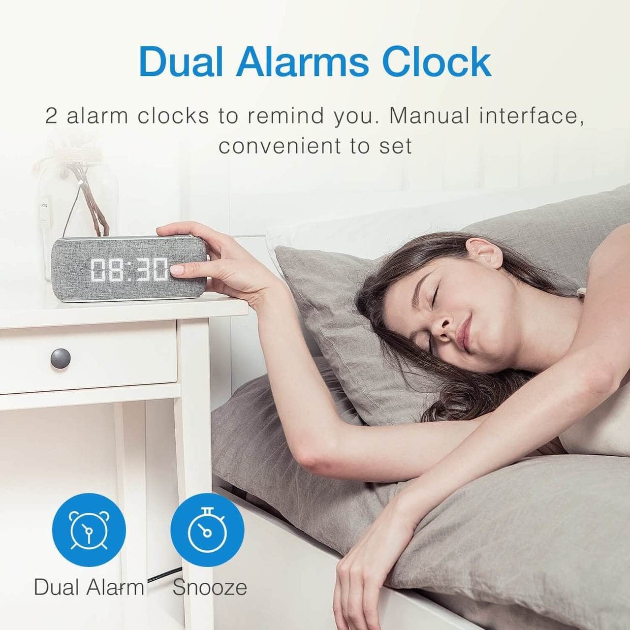HAVIT M29 Bluetooth Speaker with Radio and Clock - Image 11