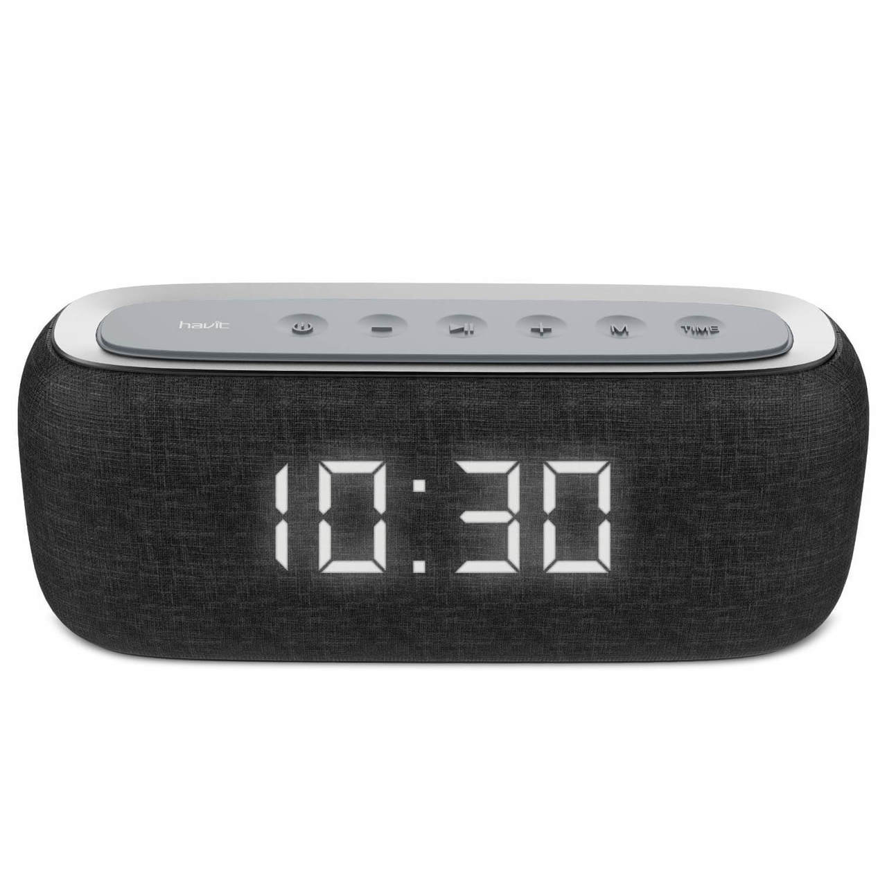 HAVIT M29 Bluetooth Speaker with Radio and Clock - Image 7