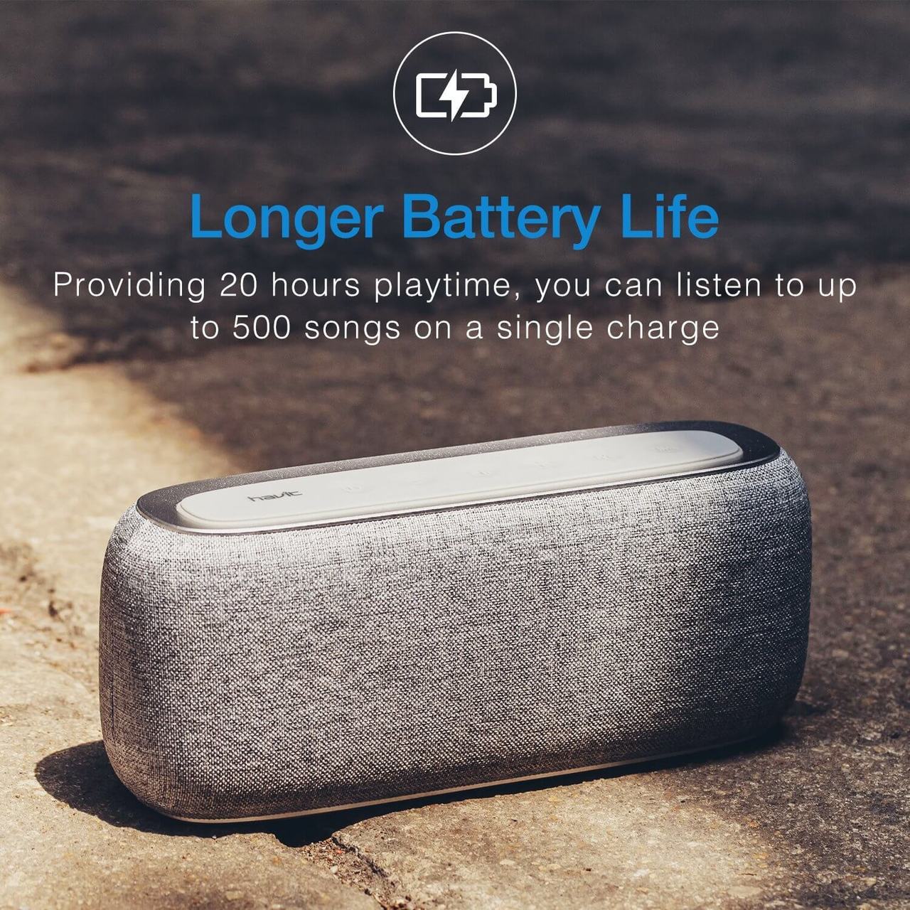 HAVIT M29 Bluetooth Speaker with Radio and Clock - Image 9