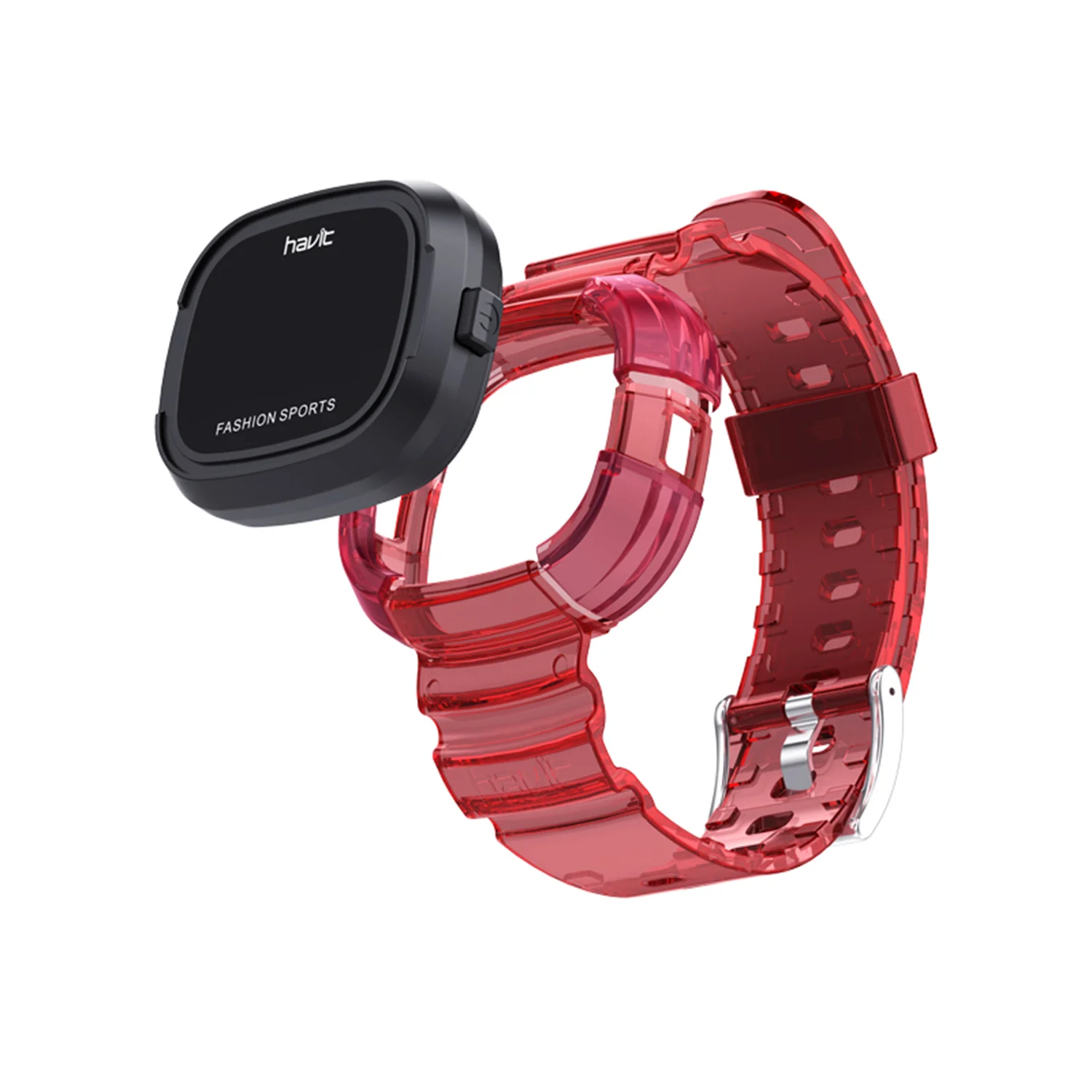 HAVIT M90 Smart Watch with Replaceable Colorful Transparent Strap, IP68 Waterproof Rating - Image 5