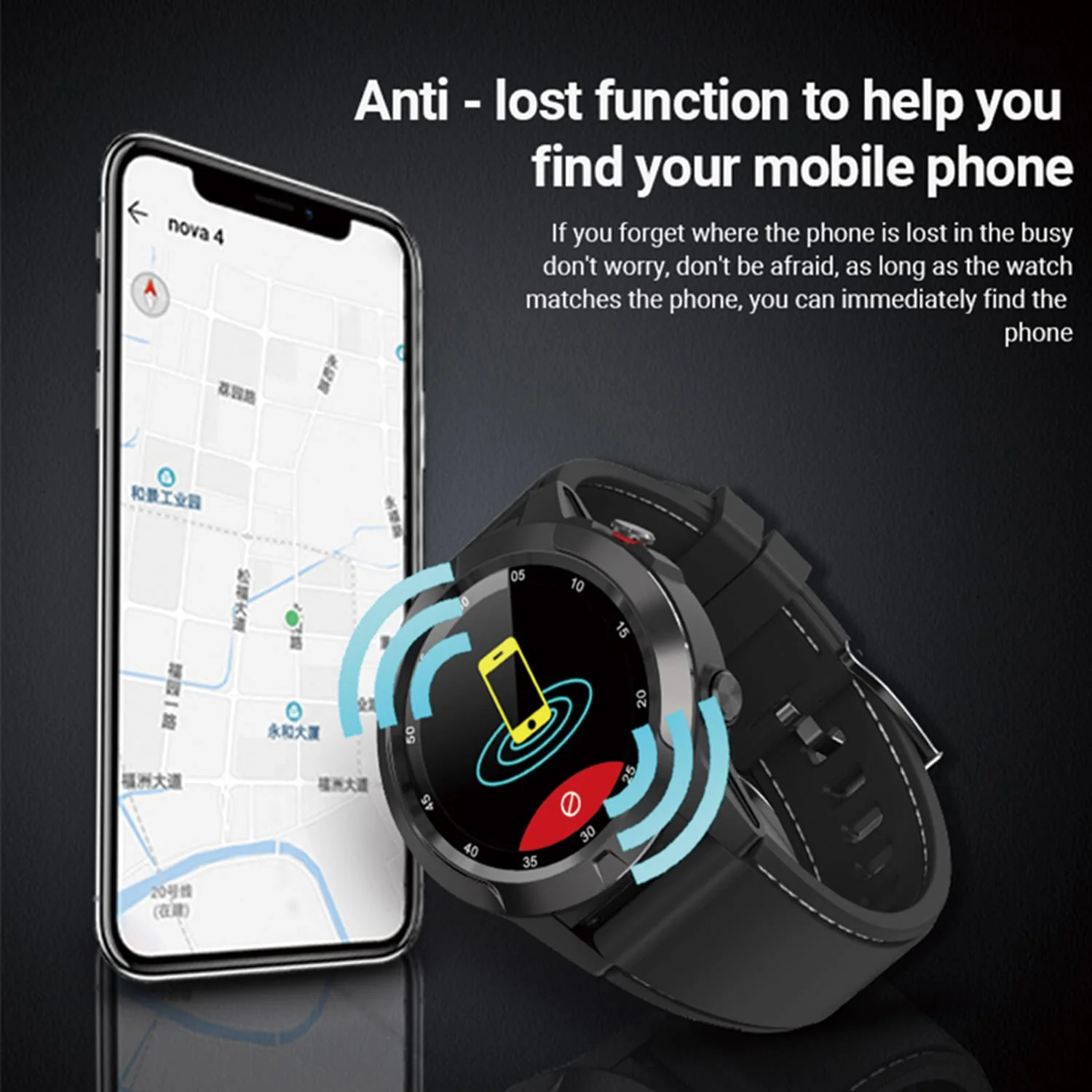 HAVIT M9001C GPS Smart Watch, IP68 Waterproof, Multi-Motion Modes - Image 7