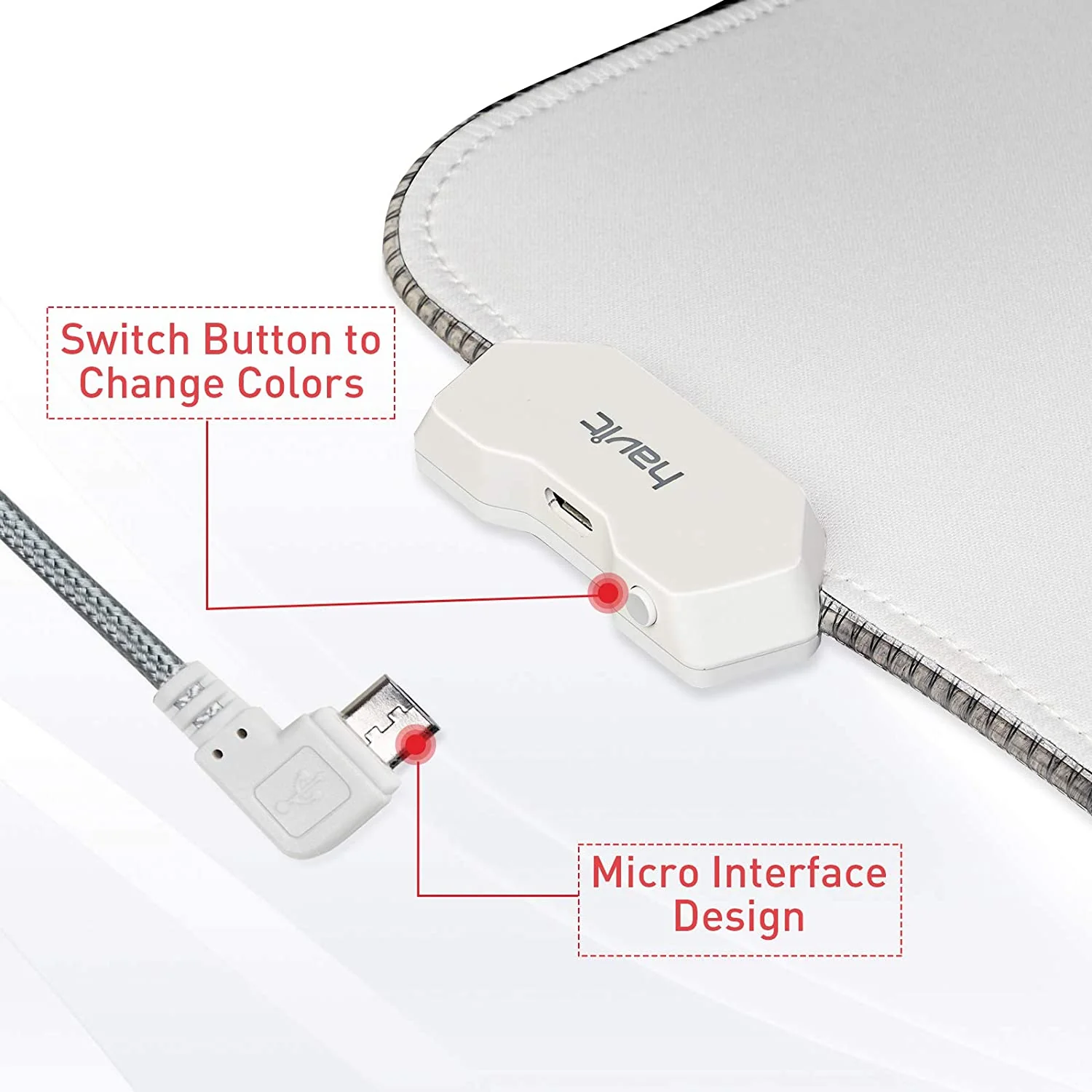 HAVIT MP858 RGB Extended Mouse Pad - Image 12