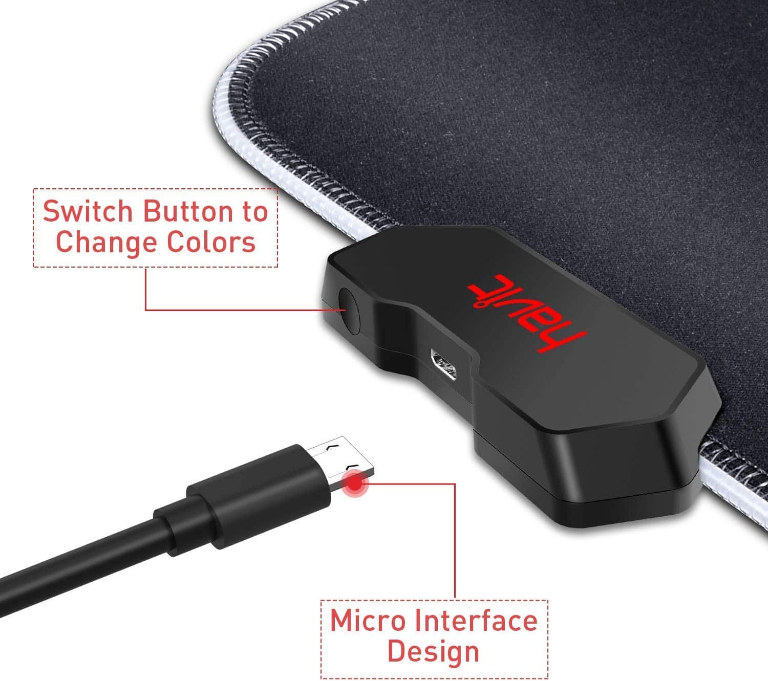 HAVIT MP858 RGB Extended Mouse Pad - Image 5