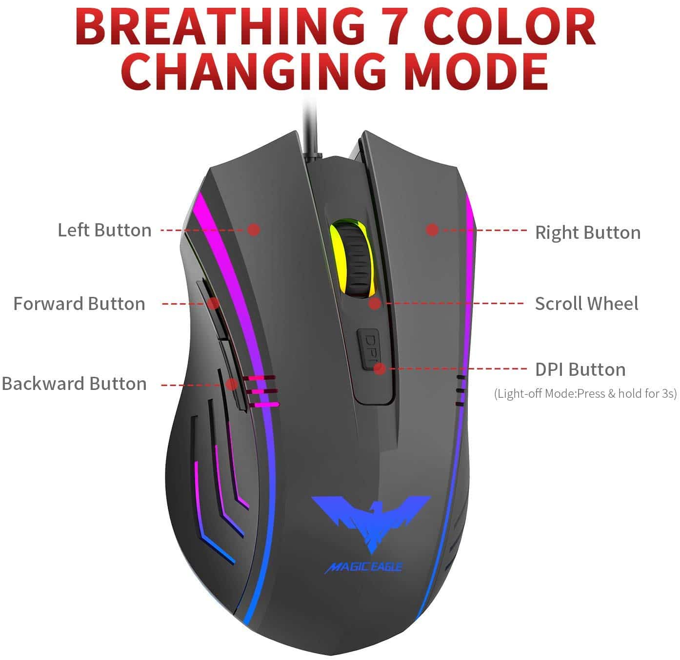 HAVIT MS672 RGB Gaming Mouse - Image 5