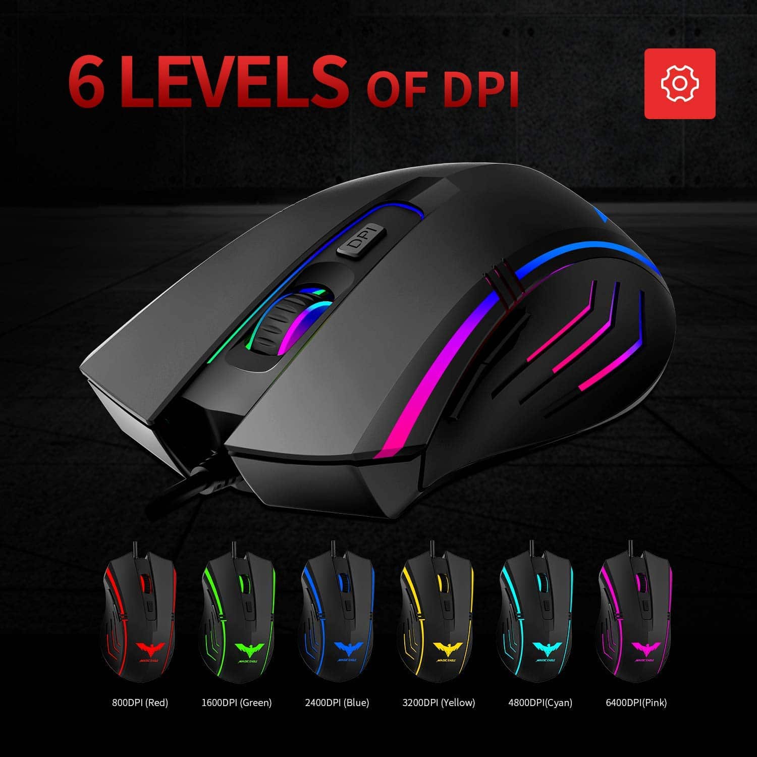 HAVIT MS672 RGB Gaming Mouse - Image 8