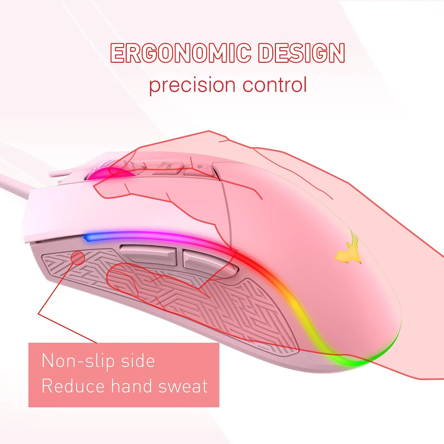 HAVIT MS733 RGB Programmable Gaming Mouse (2020 Version) - Image 17