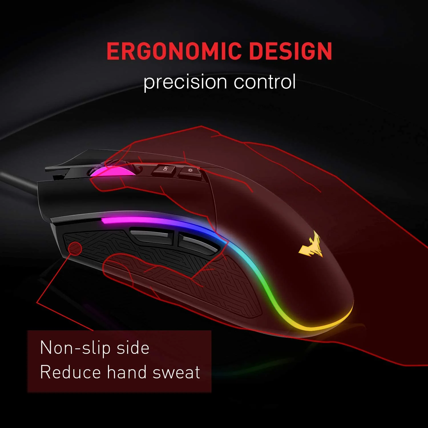 HAVIT MS733 RGB Programmable Gaming Mouse (2020 Version) - Image 6