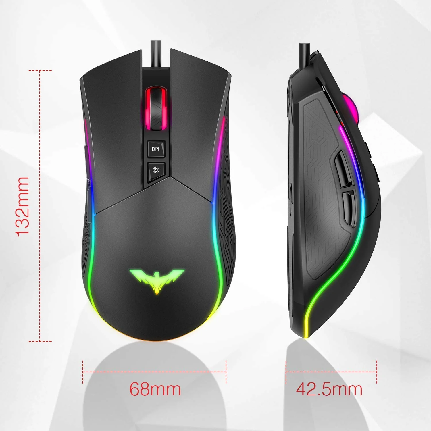 HAVIT MS733 RGB Programmable Gaming Mouse (2020 Version) - Image 8
