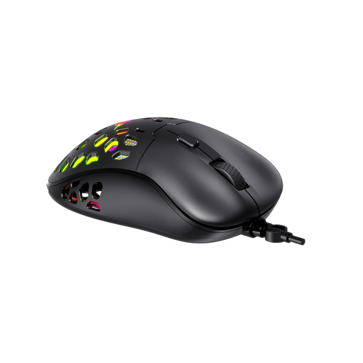 HAVIT MS955 RGB Progammable Gaming Mouse, Lightweight Honeycomb Shell, 12000 DPI, Adjustable Weights - Image 3