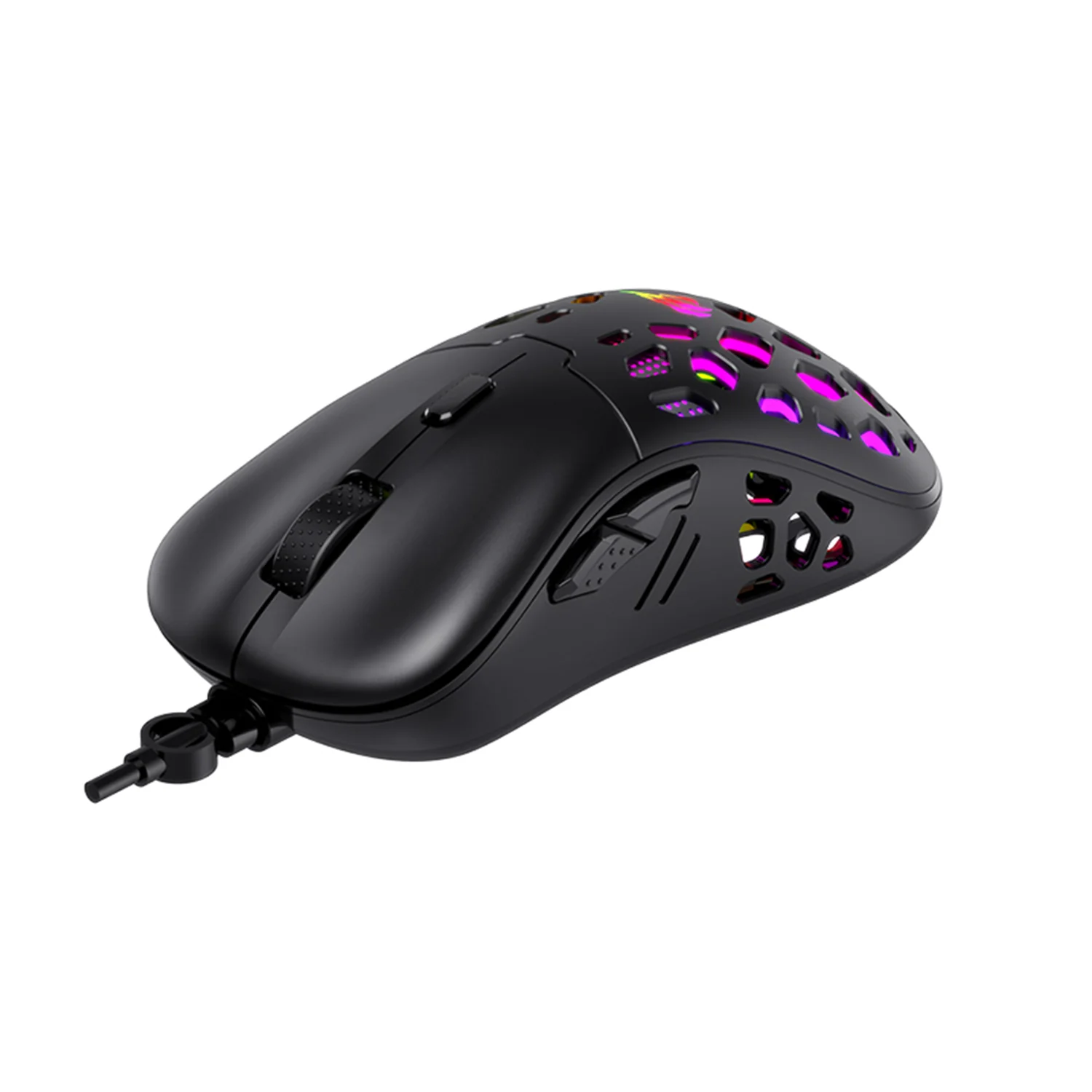 HAVIT MS955 RGB Progammable Gaming Mouse, Lightweight Honeycomb Shell, 12000 DPI, Adjustable Weights - Image 5