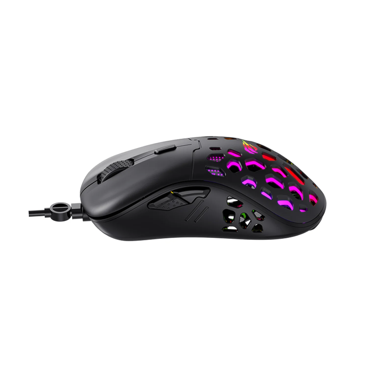 HAVIT MS955 RGB Progammable Gaming Mouse, Lightweight Honeycomb Shell, 12000 DPI, Adjustable Weights - Image 6