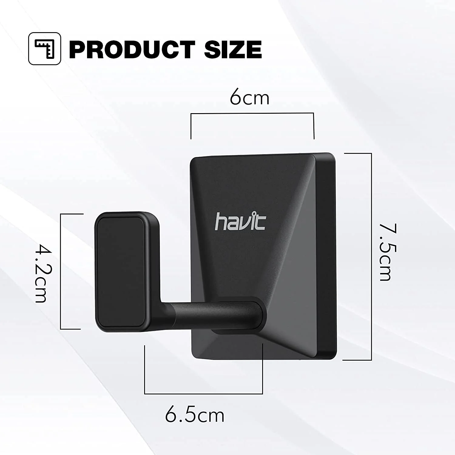 HAVIT TH620 Headphone Hanger Wall Mount, Universal Stand for PC Gaming Headphones - Image 8