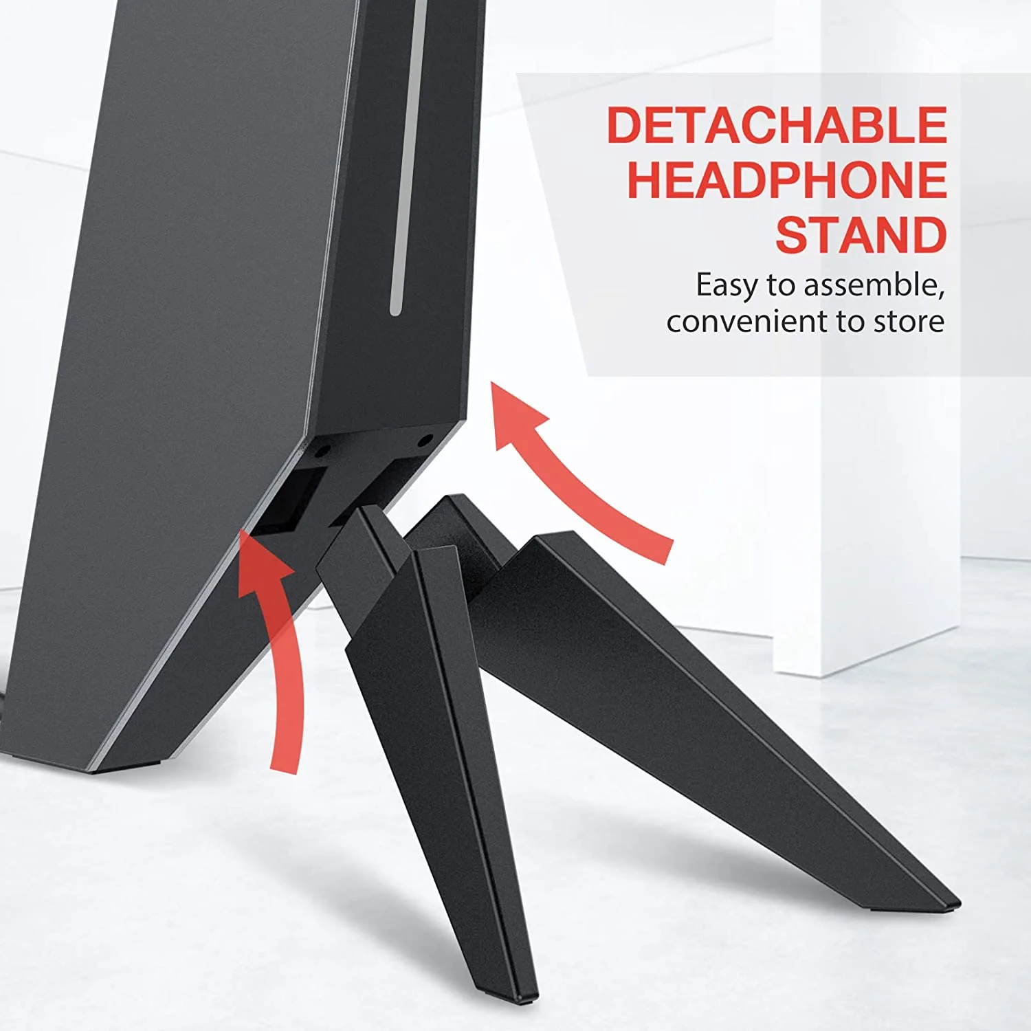HAVIT TH644U RGB Gaming Headset Stand with 3.5mm AUX & Dual USB Ports - Image 5