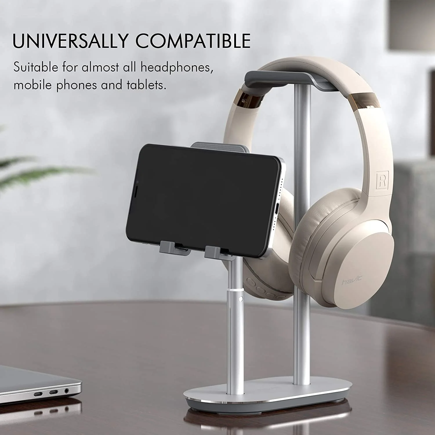 HAVIT TH660 Headset and Phone Stand for Phones Tablets PC Gamer Desktop - Image 3