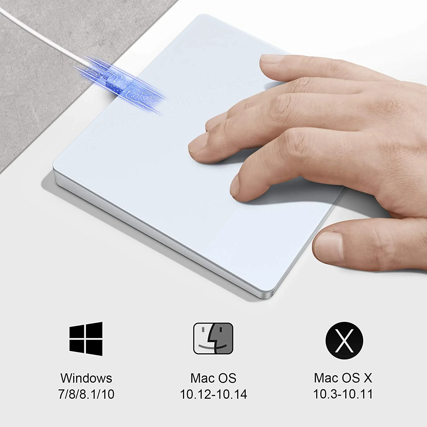 HAVIT TP050-S Trackpad USB Touch Pad for Laptop Notebook PC Desktop - Image 5